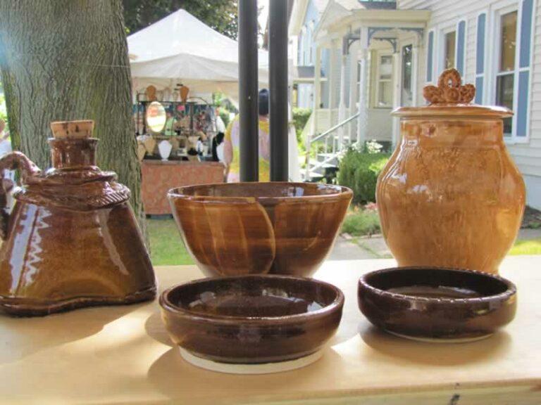 Pottery at Corn Hill Arts Festival