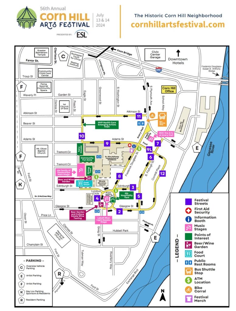 Corn Hill Arts Festival Map 2024
